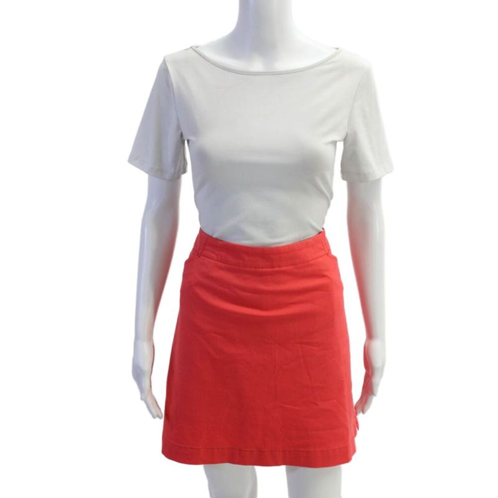Nike Golf Womens Solid Four Pocket Zip Up Mini Skort Guava Size 14